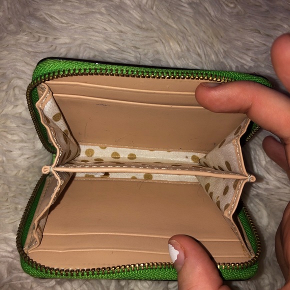 Kate Spade green mini wallet - Picture 5 of 5